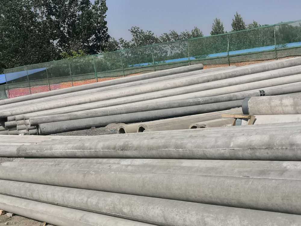Specification parameters of 8 m cement pole
