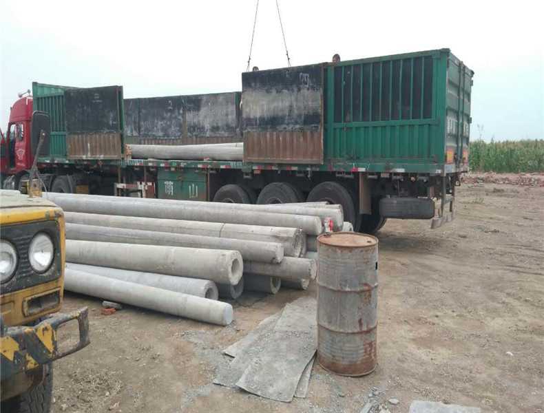 Anhui Mengcheng 15-meter 190 prestressed electric poles poverty alleviation project power grid renovation